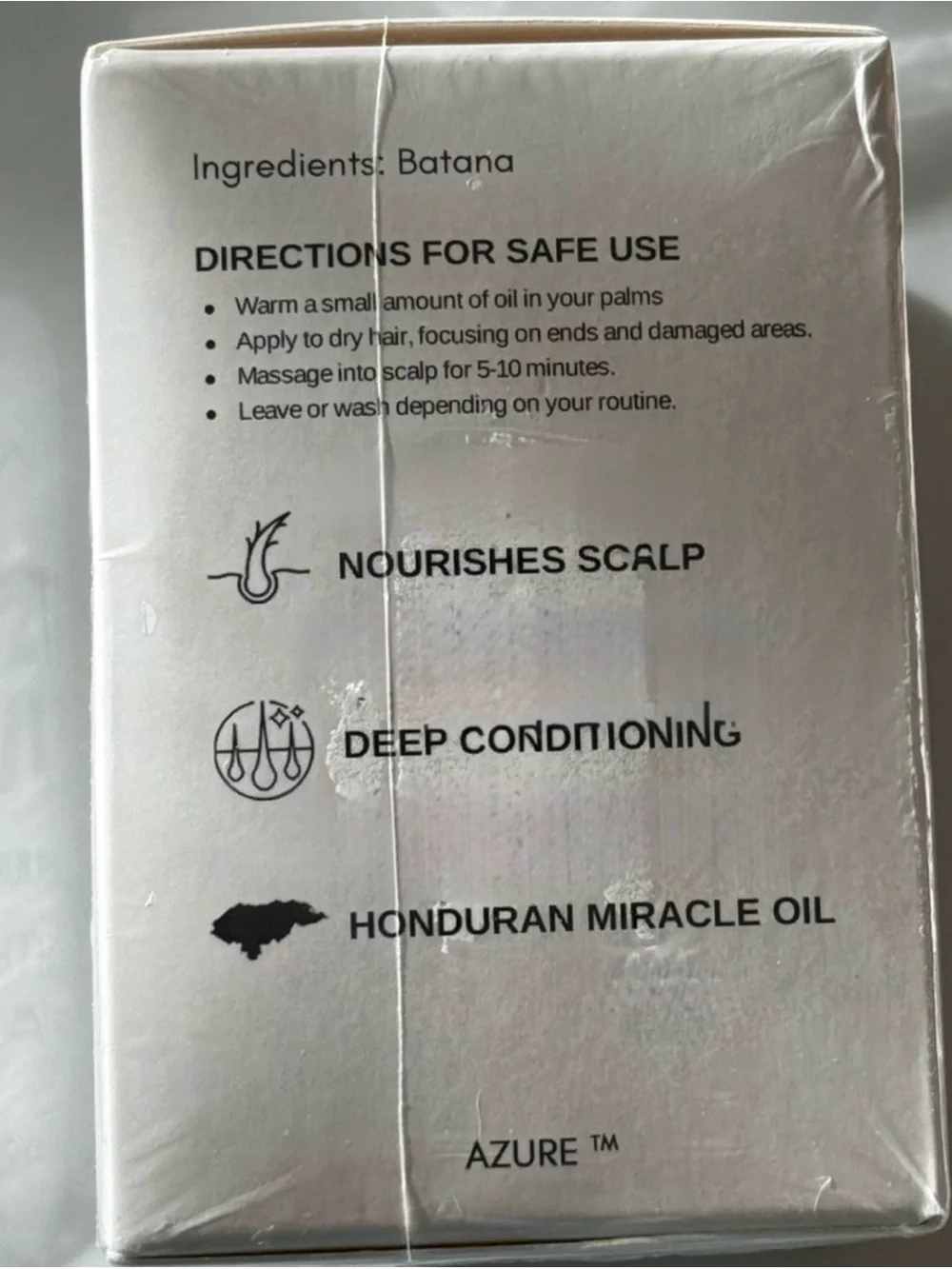 Azure Batana hair growth oil